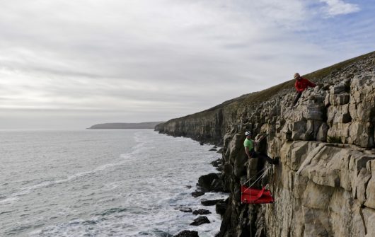 UK Cliff camping