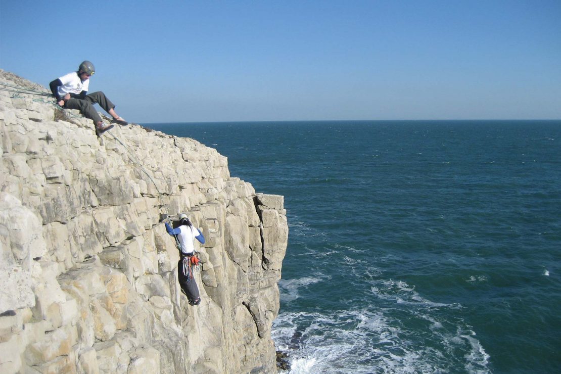 climbing in Dorset
