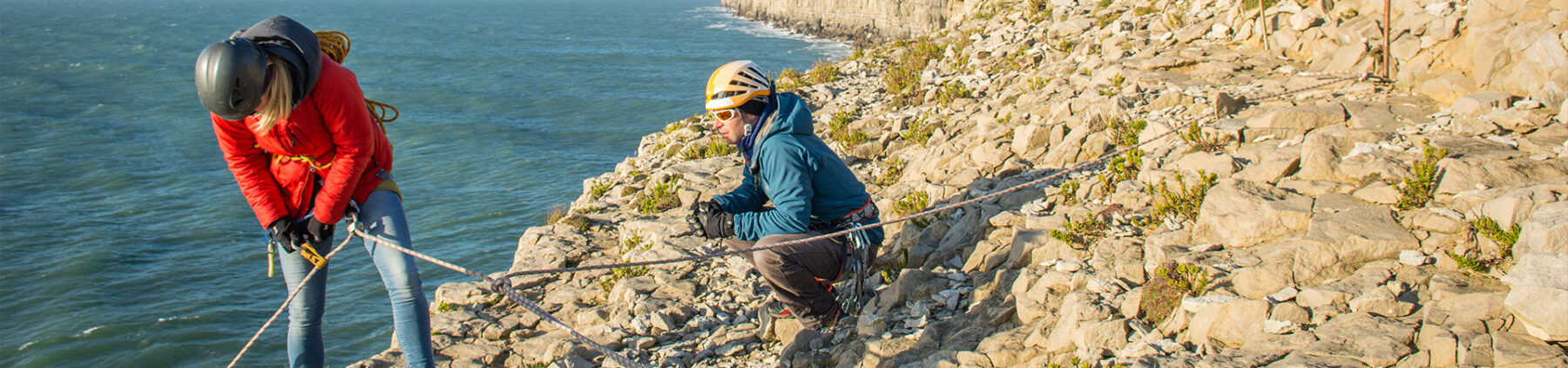 intro to traditional climbing in Swanage